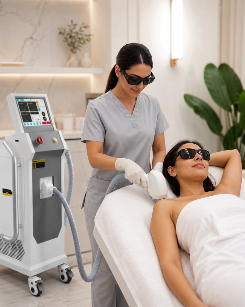 Laser Hair Removal Session